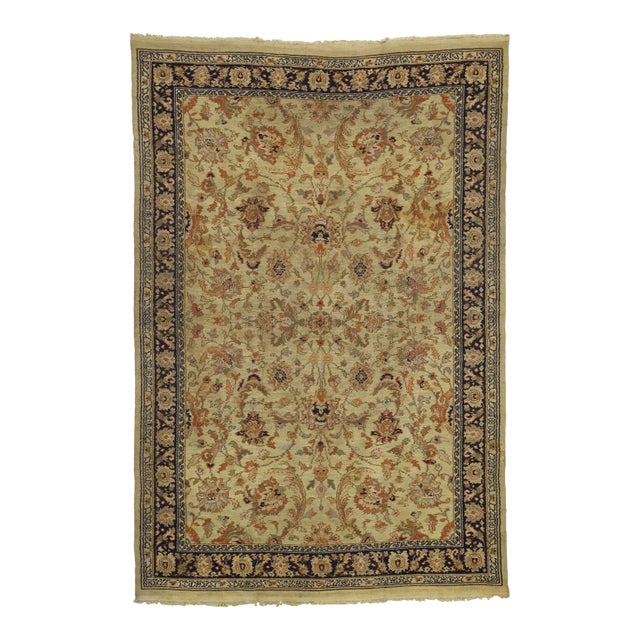 Antique European Spanish Area Rug - 07'10 X 11'04 For Sale