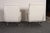 White Pair of Italian Walnut and Gray and White Tweed Club Chairs After Marco Zanuso For Sale - Image 8 of 18