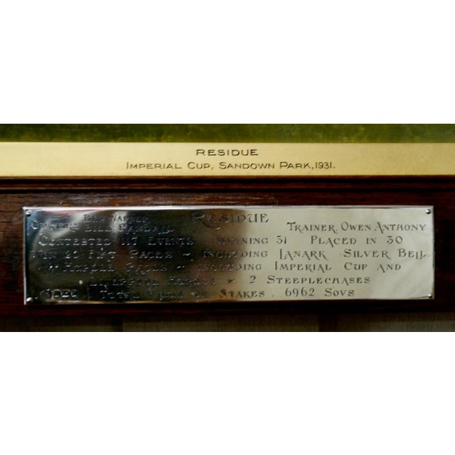 Wood Residue, Sandown Park Imperial Cup, Oak Frame For Sale - Image 7 of 10