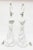 White Vintage Plaster of Paris John Dickinson Style Draped & Knotted Table Lamps, Restored For Sale - Image 8 of 12