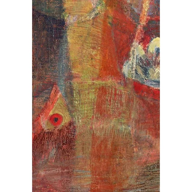 Suzanne Jean, Fonds Marins, 1952, Oil Painting on Canvas For Sale - Image 6 of 10