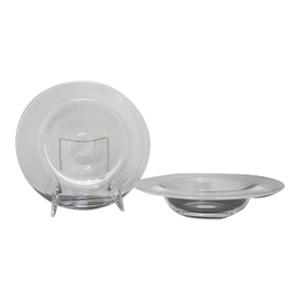 Steuben Mid Century Modern Clear Glass 7 3/4" Flare Rimmed Soup or Snack Bowl