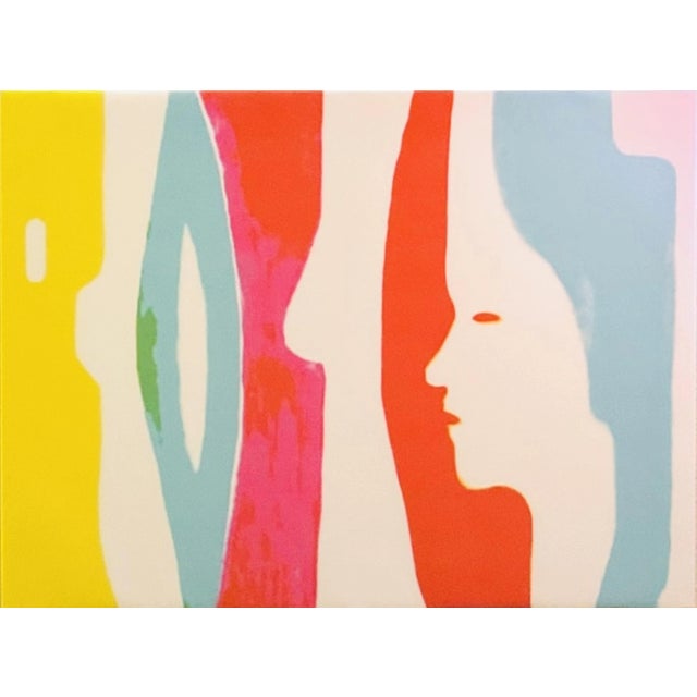 Giclée Modern Signed Print on Canvas "Dreaming of a Bright Tomorrow".................................................... For Sale