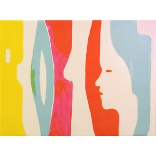 Late 20th Century Signed Print on Canvas "Dreaming of a Bright Tomorrow". For Sale