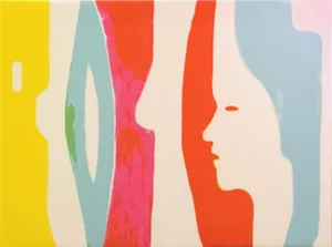Late 20th Century Signed Print on Canvas "Dreaming of a Bright Tomorrow".