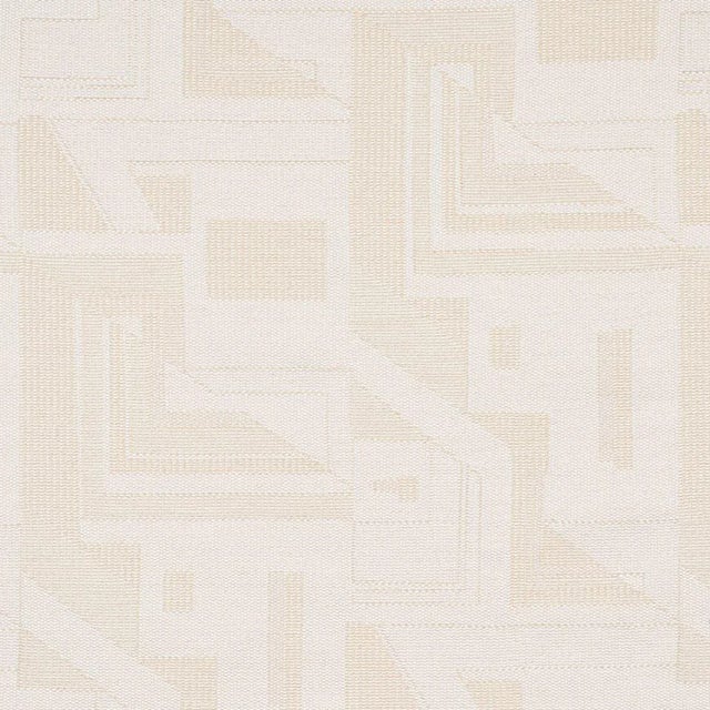 Schumacher Sample - Schumacher Zsuzsa Fabric in Ivory For Sale - Image 4 of 4