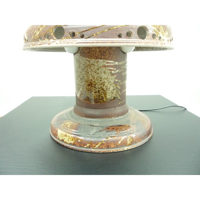 Space Age Ceramic Fat Lava Table Lamp from Carstens Tönniesdorf, 1960s For Sale - Image 6 of 18