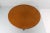 Mid-Century Round Wooden Dining Table in the style of A. Mangiarotti, 1970s For Sale - Image 6 of 11