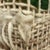 Brutalist Tall Conical Floor Lamp Shade in Brutalist Wool Weave, 1970s For Sale - Image 3 of 14
