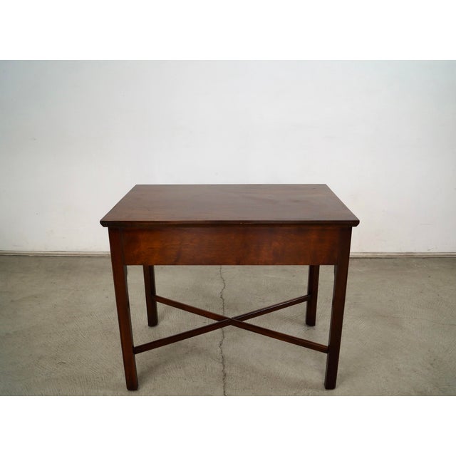 Mid-Century Modern Style Madison Square End Table For Sale In Los Angeles - Image 6 of 12