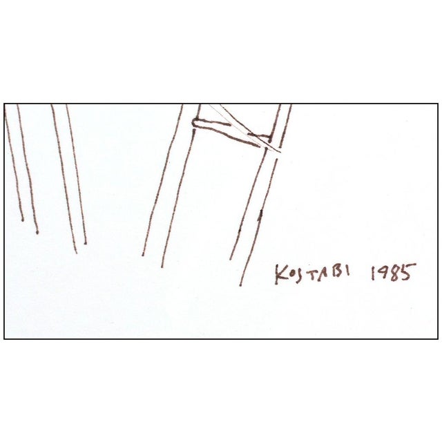 Surrealism 1980s I Climb Therefore I Am, Mark Kostabi For Sale - Image 3 of 4