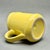 Yellow Vintage Yellow Ceramic Pitcher With Stylized Tulip Motif Art Pottery Pitcher For Sale - Image 8 of 9