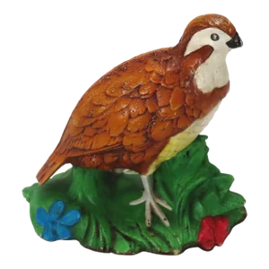 Unusual Vintage 1930s Heavy Solid Cast Iron Figurative Quail Doorstop