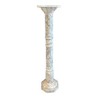 Late 19th Century Marble Pedestal Column For Sale