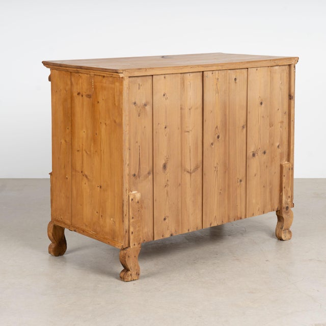 Late 19th Century Hungarian Large Pine Chest of Three Drawers For Sale - Image 17 of 17
