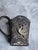 Vintage Pewter Inkwell Holder For Sale - Image 13 of 15