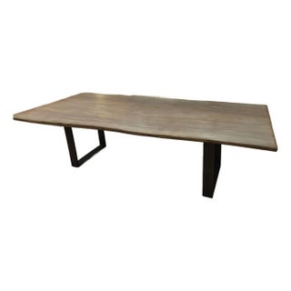 Century Furniture Guanacaste Single-Slab Wood Dining Table For Sale