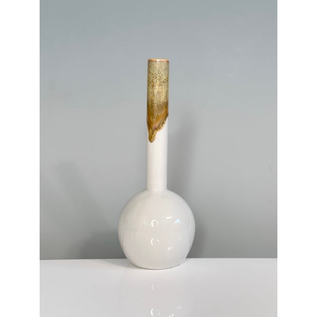 Long-Necked Ceramic Vase by Peter Müller for Sgrafo Modern, Germany, 1970s For Sale - Image 6 of 8