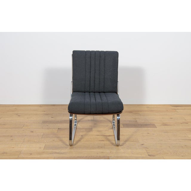 Wood Chrome and Rosewood Chairs from Gordon Russell, United Kingdom, 1970s, Set of 4 For Sale - Image 7 of 18