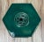 Vintage Majolica Style Green Glazed Garden Stool For Sale - Image 4 of 9