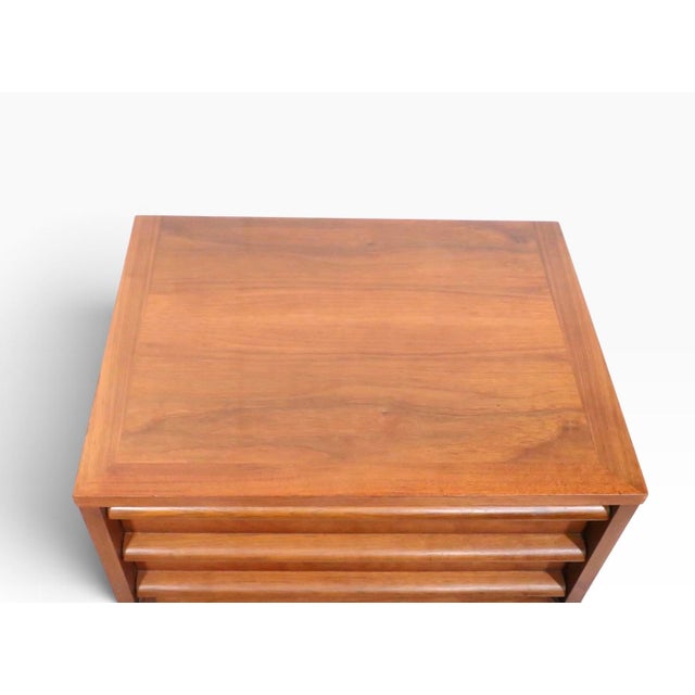 Brown Mid Century Lane Rhythm Nightstand For Sale - Image 8 of 16