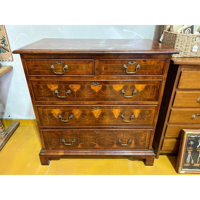 19th Century Georgian Chest of Drawers in End-Grain Wood Marquetry For Sale - Image 16 of 16