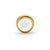 Vintage French 18k Gold Cannel Set Sapphire Ring by MC Parisg, Size 6.75 For Sale - Image 9 of 11
