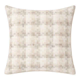 Boro Woven Pillow Cover in Brown, 22x22 Pillow For Sale