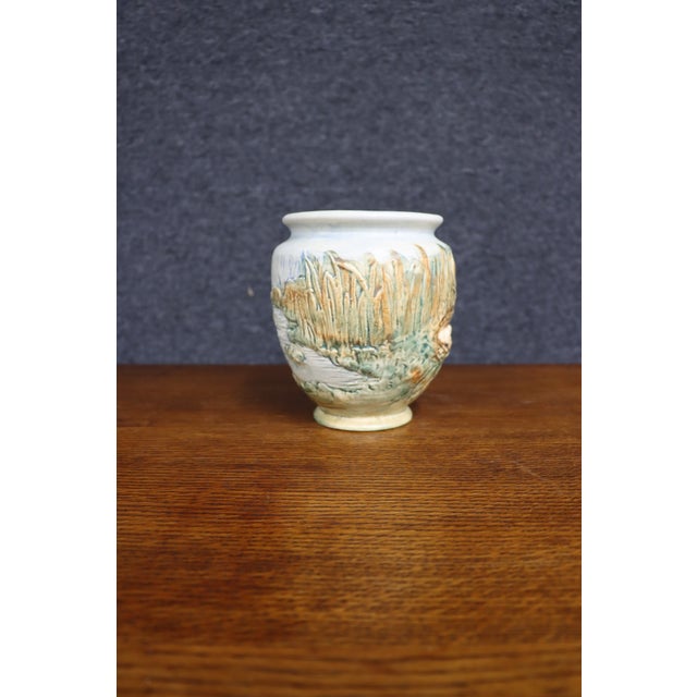 Weller Glendale Bird Motif Art Pottery Vase For Sale - Image 12 of 14