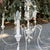 French Country Style Painted & Crystal Six-Light Chandelier For Sale - Image 9 of 10