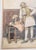 19th Century English Watercolor Painting of an 18th C. Interior Genre Scene For Sale - Image 11 of 14