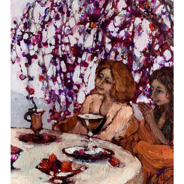 Dimensions in frame: 40 x 40 cm Martta Weg (born in 1978) is a Polish artist, she went to a private drawing and painting...