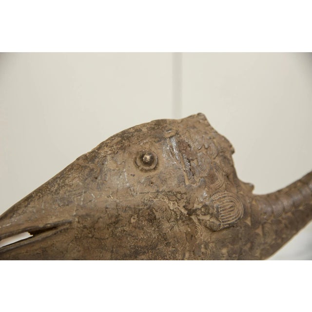 Vintage African Bronze Fish For Sale In New York - Image 6 of 8