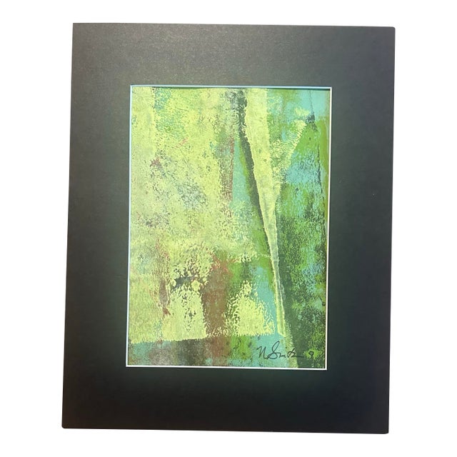 Original Abstract Mixed Media on Paper by Nancy Smith For Sale