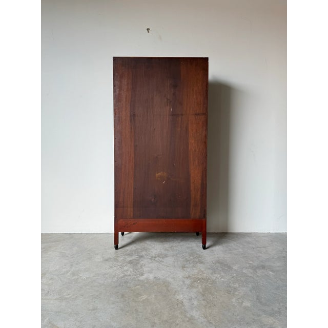 1960s Hollywood Regency Baker - Style Two Shelf - One Drawer Bookcase For Sale - Image 5 of 12