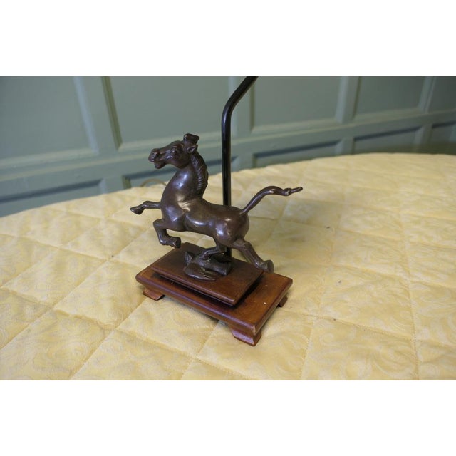 Antique Table Lamp in Bronze, 1900 For Sale - Image 9 of 11