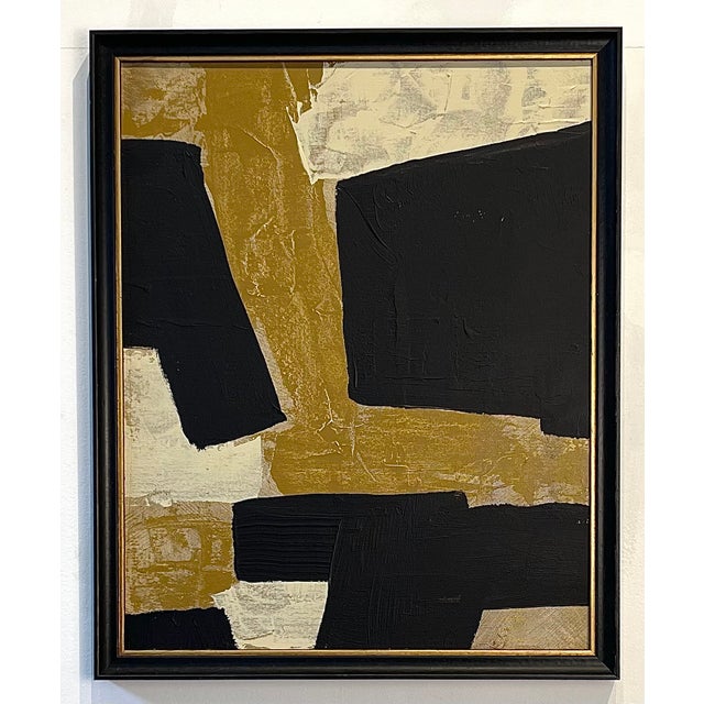 Paris No 1 by Murray Duncan Mixed media on canvas board Size: 16" x 20" Unframed, signed This striking contemporary...