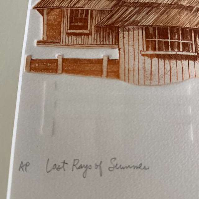 Contemporary 1980s Martin Tobias, Last Rays of Summer, Framed ,Perfect Large.Framed For Sale - Image 3 of 10