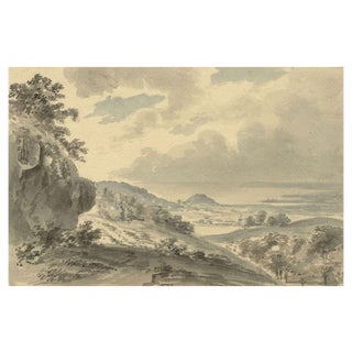 Alexander Monro, Extensive Coastal View, Early 19th Century, Watercolour Painting For Sale