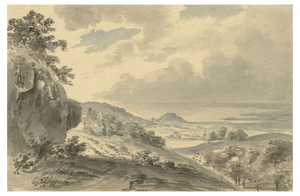 Alexander Monro, Extensive Coastal View, Early 19th Century, Watercolour Painting