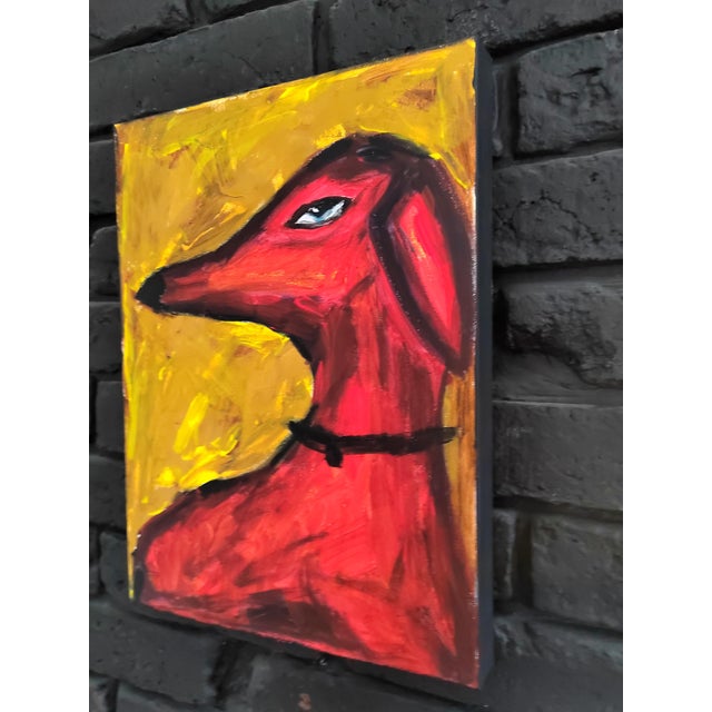 Contemporary Natalia Vypritskaia, Rubra, 2026, Acrylic on Canvas For Sale - Image 3 of 5