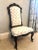 Fine Victorian carved rosewood ladies chair having a finely carved shaped top with carved sides and legs. This attractive...