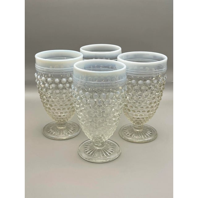 A beautiful set of mid century hobnail glasses in excellent condition. Ships within 1-2 days using USPS. All items packed...