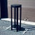 Contemporary 1980’s Modern Lane Black Lacquered Plant Stand Pedestal For Sale - Image 3 of 8