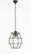 Mid-Century Modern Pendant Light in Brass and Beveled Glass, Italy, 1950s For Sale - Image 4 of 15