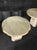 1970s Pair of 1970s Italian Travertine Scalloped Edge Pedestal End Tables For Sale - Image 5 of 18
