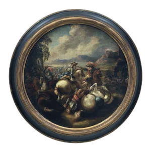 After Salvator Rosa, Cavalry Battle, 2006, Oil on Canvas