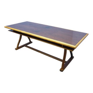 Mid-Century Walnut Dining & Conference Table, 1940s For Sale