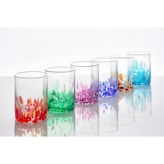 Italian Glasses by Maryana Iskra, Set of 6 For Sale - Image 10 of 10