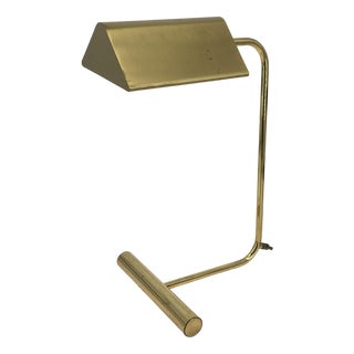 Vintage Italian Brass Table Lamp, 1950 For Sale